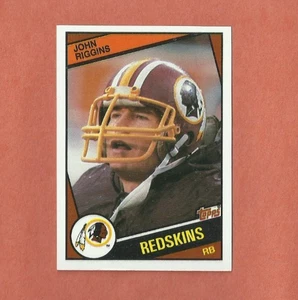 1984 TOPPS JOHN RIGGINS CARD #388 WASHINGTON REDSKINS - Picture 1 of 1