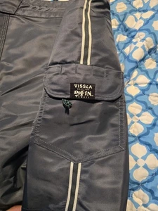 Vissla DaFin Hawian 16.5" Board Shorts Swim Trunks Satin Blue Men’s 36 - Picture 1 of 10