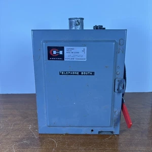 Caja de conexiones de martillo Cutler 4144H341 30 AMP forma de interruptor de seguridad 30 240V - Imagen 1 de 11