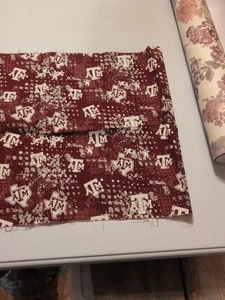 Texas A & M Cotton Fabric - Picture 1 of 2