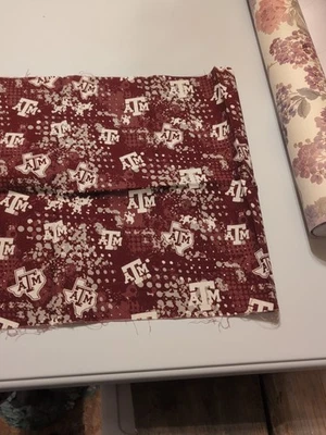 Texas A & M Cotton Fabric - Image 1 of 2