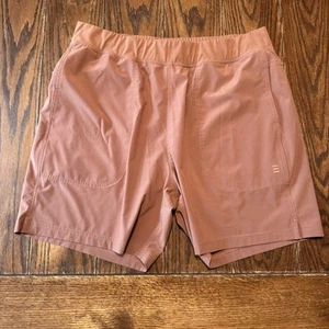 Free Fly Shorts Mens XL Breeze Lined Running Performance Stretch Active Mauve - Picture 1 of 6