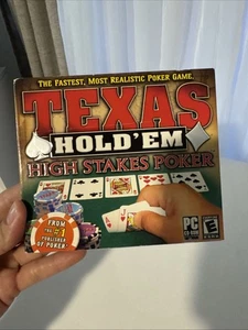 Texas Hold 'Em: High Stakes Poker (Jewel Case) und Staubschutz Webfoot PC Spiel - Bild 1 von 10