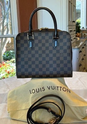 Bolso de Mano Louis Vuitton Triana Damier Level Cuero Marrón Foto 1 de 4