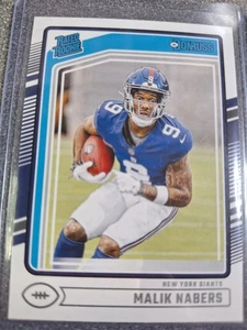 2024 Panini Donruss - Rated Rookie Malik Nabers #383 (RC) U100 - Picture 1 of 2