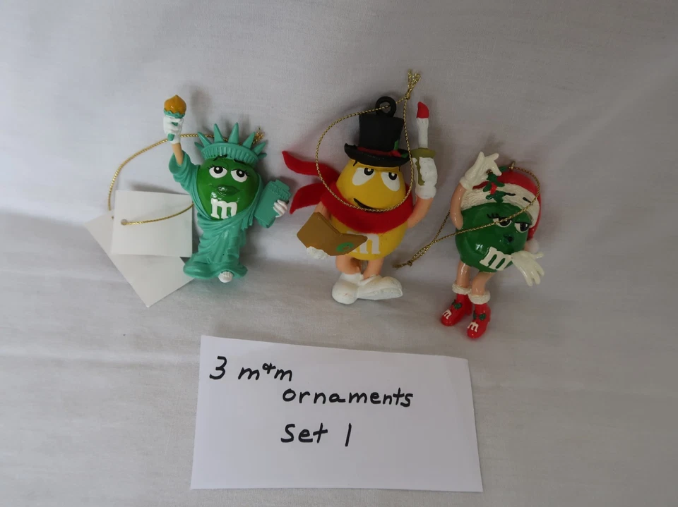 M&M'S - 3 M&M ADORNOS DE NAVIDAD - SET 1 Foto 1 de 1