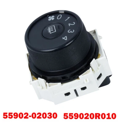 Interruptor de control del ventilador del calentador de aire acondicionado para Toyota RAV4 2006-2012 55902-02030 NUEVO Foto 1 de 4
