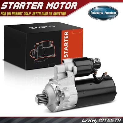 大众帕萨特高尔夫捷达Eos入门奥迪A3 Quattro 1.7kW 12V CCW 10T — 第 1/4 张图片