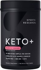 Sports Research Keto Plus Exogenous Ketones with goBHB - 30 Servings, New Sealed