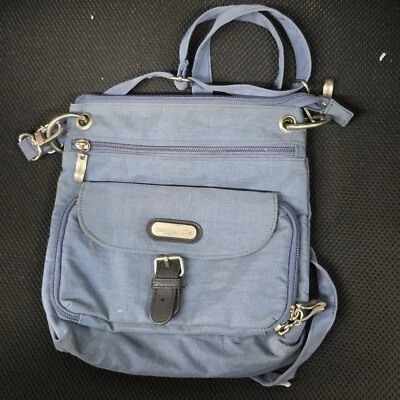 Baggallini 人体工学包 带腕带包 蓝色背包 斜挎包 旅行收纳袋 — 第 1/4 张图片