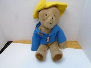 Vintage Paddington Bear 13" Stuffed Animal Plush Eden Toys sewn in Haiti Rare - Picture 1 of 11