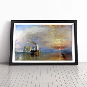 J.M.W. Turner The Fighting Temeraire Wall Art Print Framed Canvas Picture Poster - Picture 1 of 7