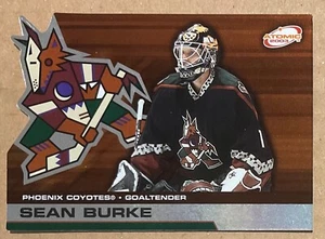2002-03 SEAN BURKE PACIFIC ATOMIC DIE CUT GOALIE CARD #78 PHOENIX COYOTES - Picture 1 of 2
