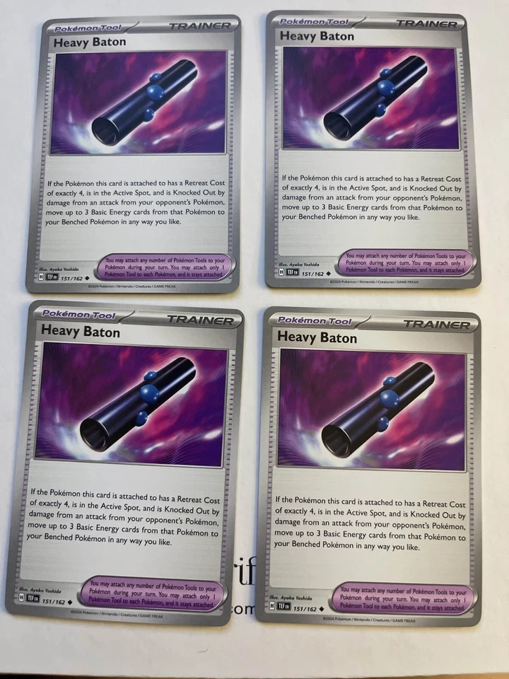 Heavy Baton 151/162 Sv05: Temporal Forces Regular (SET OF 4) - Image 1 of 1