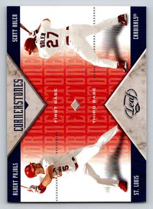 2005 Leaf Cornerstones #1 A.Pujols/S.Rolen