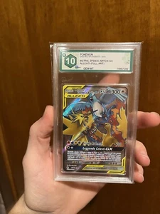 Moltres Zapdos Articuno GX Tag Team Hidden Fates - POP 1 - GRAAD PSA BGS 10 MINT - Foto 1 di 2