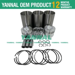 For Yanmar 3T82 overhaul rebuild kit piston ring liner gasket bearing Valve set - Imagen 1 de 5