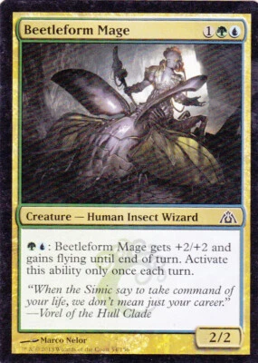 Beetleform Mage Dragon's Maze Magic the Gathering MTG x1 - Image 1 of 2