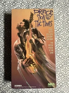 PRINCE SIGN O THE TIMES VHS - 1987 MUSICAL DOCUMENTARY - SHEILA E. - Picture 1 of 3