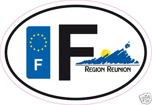 Autocollant sticker de département 974 REUNION - Bild 1 von 1
