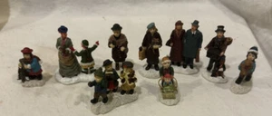 9 FIGURINES/ACCESSORIES To Go With Your Christmas Village - Picture 1 of 12