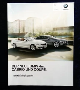 BMW 4er Cabrio + Coupe  Prospekt 1.2014   mit Ausstattungslinien - Picture 1 of 5