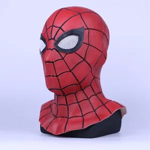 Spiderman Latex Mask Superhero Cosplay Full face Mask Halloween Costume Comicon - Picture 1 of 5