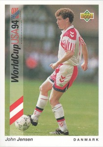1993 Upper Deck World Cup 94 Preview Soccer English/German #96 John Jensen