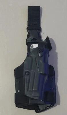 New Safariland Beretta 92F 92 96 M9A1 6305 Tactical Holster Drop Leg RH Black - Image 1 of 4