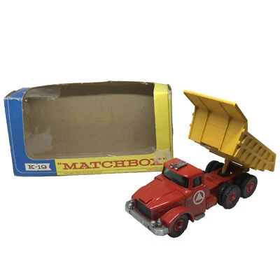 Lesney Matchbox King Size Scammel Tipper Truck No. K-19 1967 Red Made In England - Image 1 of 4