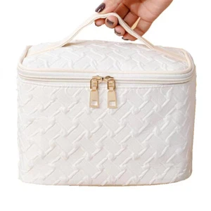 Portable Travel Makeup Bag Multi-functional Cosmetic Premium Large capacity - Picture 1 of 7