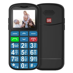 GSM móvil para personas mayores sin contrato teclas grandes móvil para personas mayores con 177 pulgadas de color... - Imagen 1 de 8