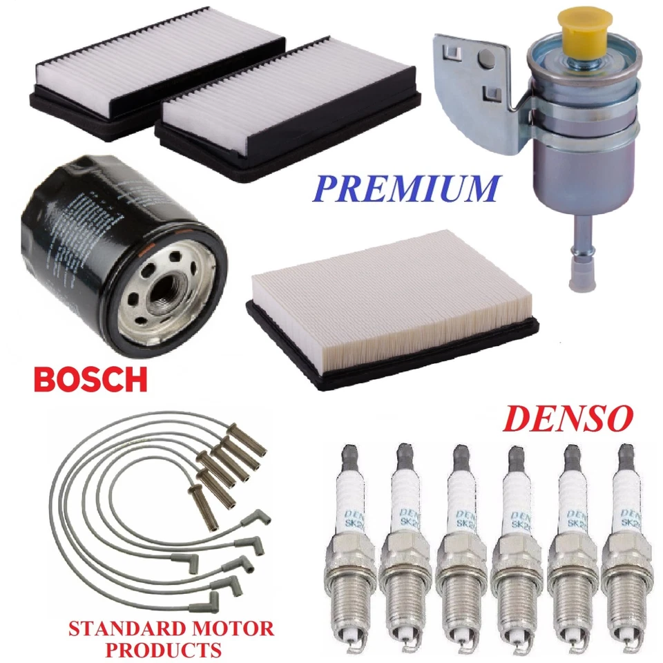 Kit de afinación filtros bujías de cable PARA OLDSMOBILE SILHOUETTE V6 3,4 L 2001-2004 Foto 1 de 1