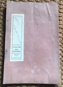Tribal Art RARE CATALOGUE 1931 ARTS PRIMITIFS coll. L.Nelli & Merleau-Ponty - Picture 1 of 5