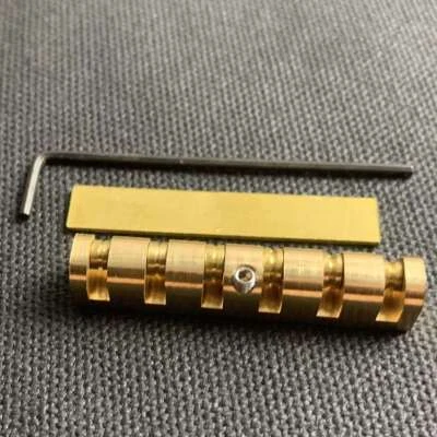 ABM 43mm Height Adjustable Roller Guitar Nut Brass for Les Paul LP SG Style - Image 1 of 2