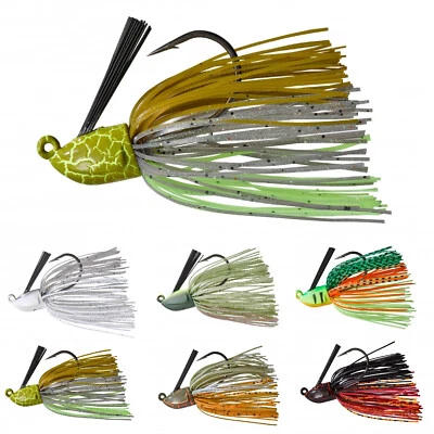 Illex Jungle Blaster 10g 14g Rubber Skirted Fransen Jig Kopf Jigkopf Weedguard - Bild 1 von 4