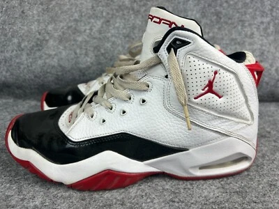 Nike Air Jordan B'Loyal B Loyal White Varsity Red Black Men's 9 Mid Top - Image 1 of 4