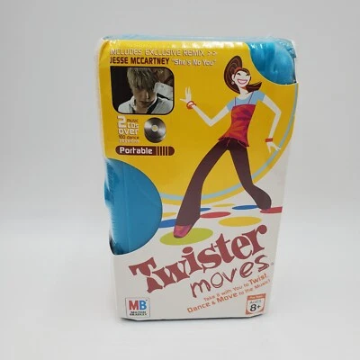 Twister Moves Game Milton Bradley Jesse McCartney Remix CD 100 Dance Sessions - Image 1 of 4