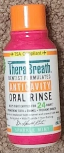 TheraBreath Anticavity Mundspülung | Alkoholfrei | 3 Fl. oz. | TSA konform - Bild 1 von 2