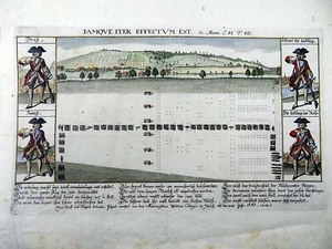 1751 J.R. Holzhalb; MILITARY BRADSHEET Iamque Iter Effectum Est Grande Folio - Picture 1 of 6