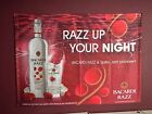 Bacardi Razz Banner - Fahne im 2-er Set - selten - Partykeller - Bar - Summer