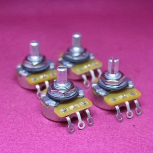 CTS 450 Audio Taper Split Shaft A250K Fine Spline Pot Potentiometer Set of 4 - Picture 1 of 4