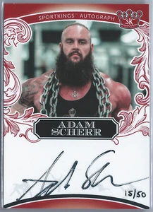 2022 Sportkings A#88 Adam Scherr (Braun Strowman) Autograph 50 Auto - Picture 1 of 2