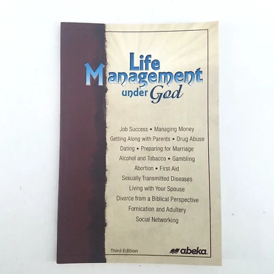 Abeka Life Management Under God 11th Grade Third 3rd Edition Foto 1 de 4
