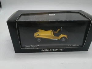 Lotus Super 7 1968 yellow 1/43 1 43 MINICHAMPS §§ - Foto 1 di 4