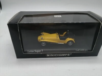 Lotus Super 7 1968 yellow 1/43 1 43 MINICHAMPS §§ - Immagine 1 di 4