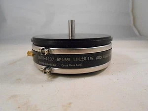 1800-1197 RESISTENCIA VARIABLE 3" RESISTENCIA 5 KILOHMS 3 PESTAÑAS NUEVO STOCK ANTIGUO - Imagen 1 de 3