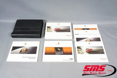 2014 Porsche Cayenne Owners Manual Booklet Set w/ Case OEM - Image 1 of 4