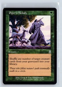 PIPER'S MELODY - Odyssey – MTG Magic the Gathering Card - Uncommon - Picture 1 of 6