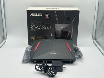 ASUS AC2900 Dual Band Gigabit WiFi Gaming Router - Black (RT-AC86U) - Image 1 of 4